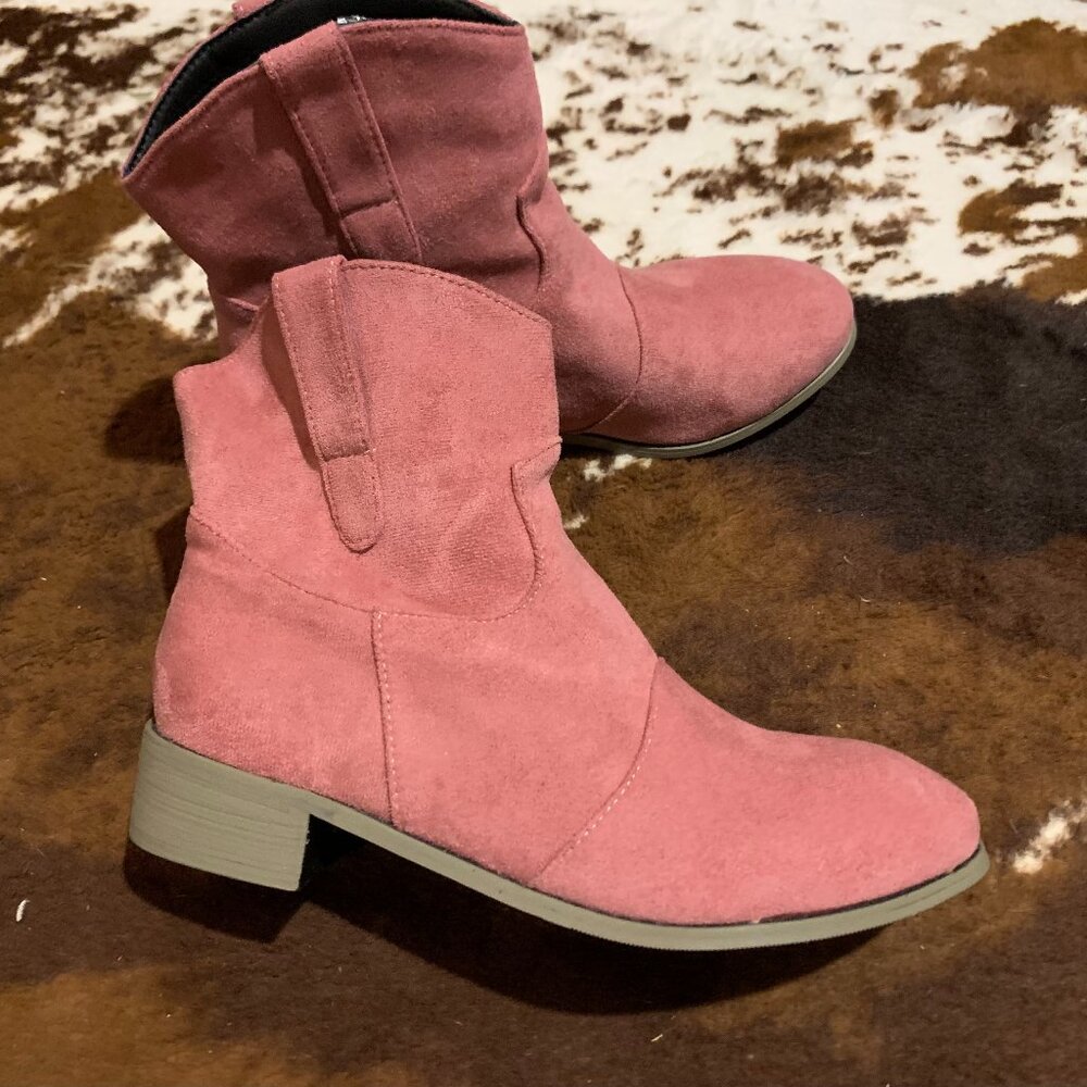 Pink ankle boot, EU 39